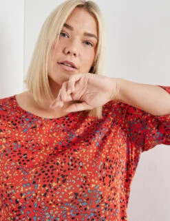 3/4 Arm Bluse Aus Nachhaltiger Qualität -Gerry Stil Geschaft 34 arm bluse aus nachhaltiger qualitaet 100