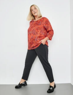 3/4 Arm Bluse Aus Nachhaltiger Qualität -Gerry Stil Geschaft 34 arm bluse aus nachhaltiger qualitaet 102