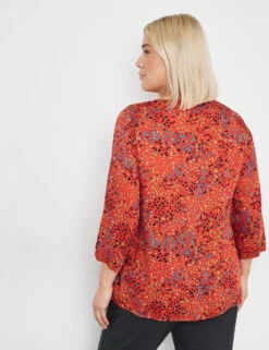 3/4 Arm Bluse Aus Nachhaltiger Qualität -Gerry Stil Geschaft 34 arm bluse aus nachhaltiger qualitaet 104