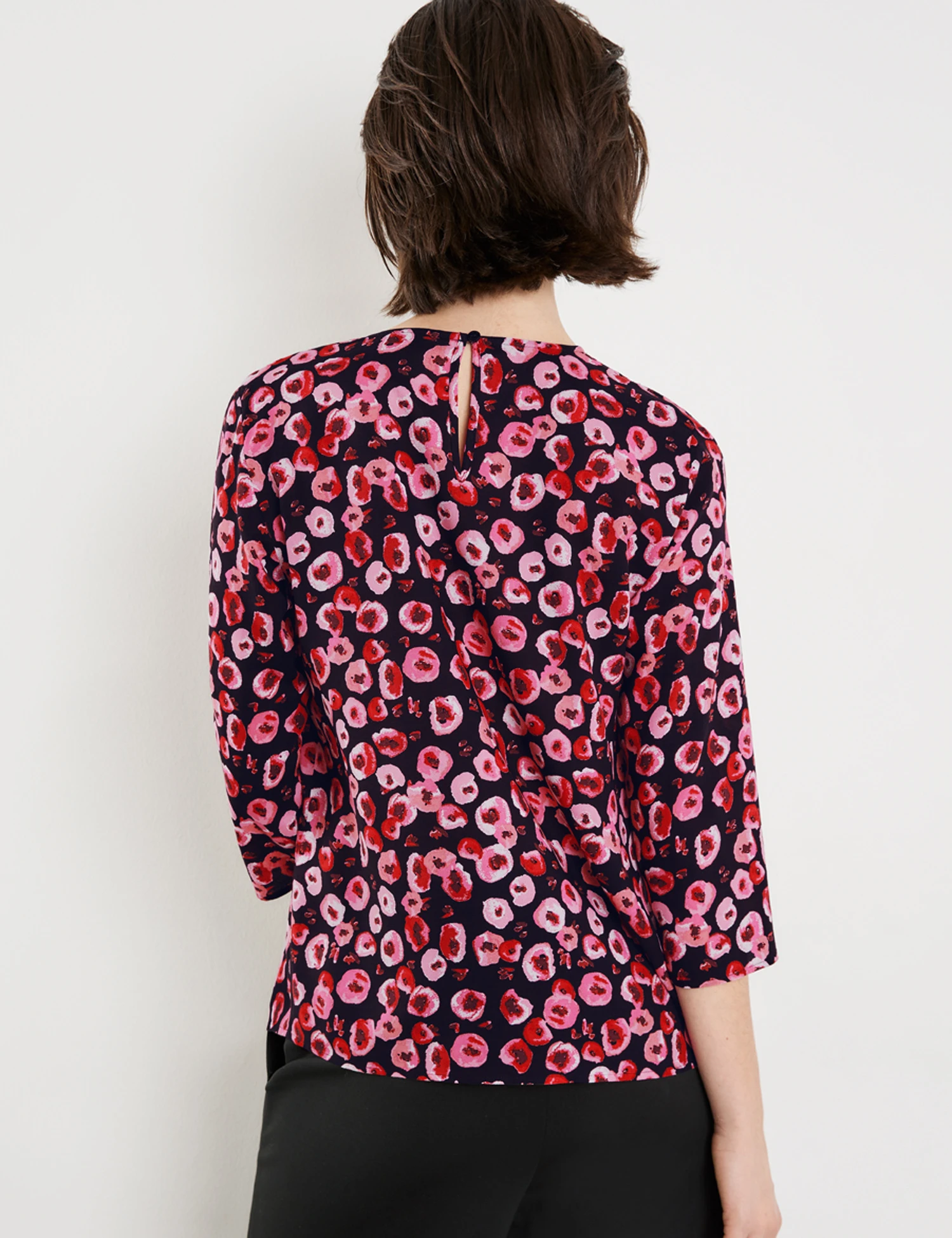 Taifun 3/4 Arm Bluse Mit Allover-Print 6 Taifun 3/4 Arm Bluse Mit Allover-Print – Bild 6