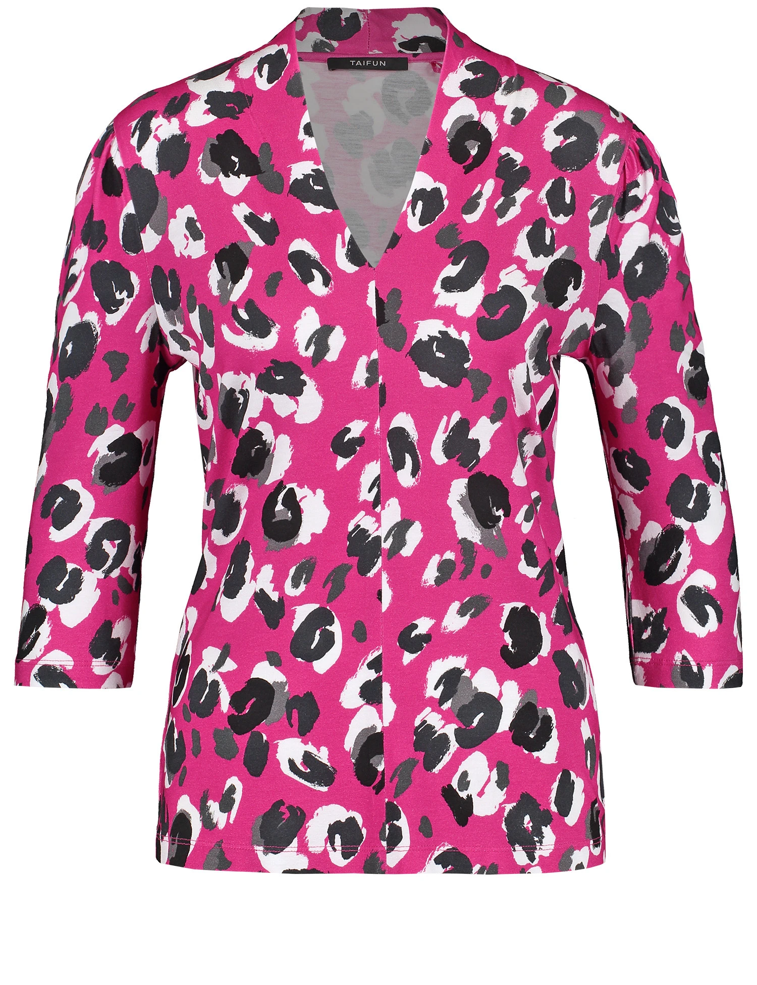 Taifun 3/4 Arm Shirt Mit Allover-Print 2 Taifun 3/4 Arm Shirt Mit Allover-Print – Bild 2