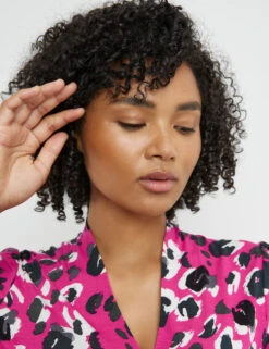 Taifun 3/4 Arm Shirt Mit Allover-Print 10 Taifun 3/4 Arm Shirt Mit Allover-Print -Gerry Stil Geschaft 34 arm shirt mit allover print 100