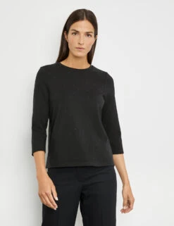 Gerry Weber 3/4 Arm Shirt Mit Perlendekor