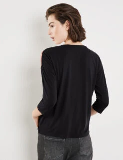 Taifun 3/4 Arm Shirt Mit Platziertem Print 12 Taifun 3/4 Arm Shirt Mit Platziertem Print -Gerry Stil Geschaft 34 arm shirt mit platziertem print 104