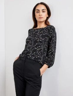 Taifun 3/4 Arm Shirt Mit Print 11 Taifun 3/4 Arm Shirt Mit Print -Gerry Stil Geschaft 34 arm shirt mit print 102