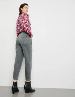 Taifun 3/4 Jeans Mit Bundfalten Mom -Gerry Stil Geschaft 34 jeans mit bundfalten mom 104