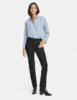 Gerry Weber 5-Pocket Jeans Straight Fit Kurzgröße -Gerry Stil Geschaft 5 pocket jeans straight fit kurzgroesse 01 1