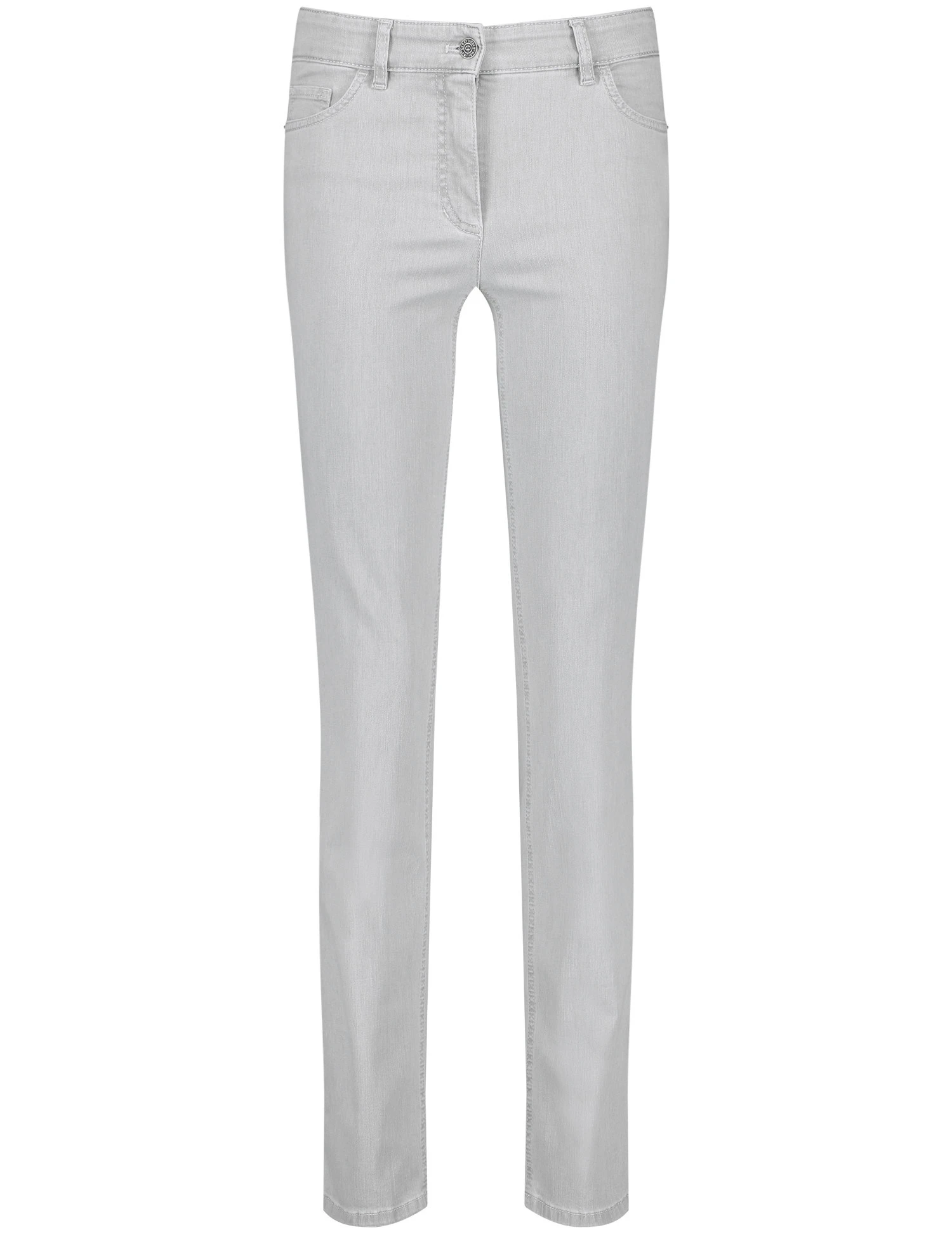 Gerry Weber 5-Pocket Jeans Straight FitKurzgröße 2 Gerry Weber 5-Pocket Jeans Straight FitKurzgröße – Bild 2