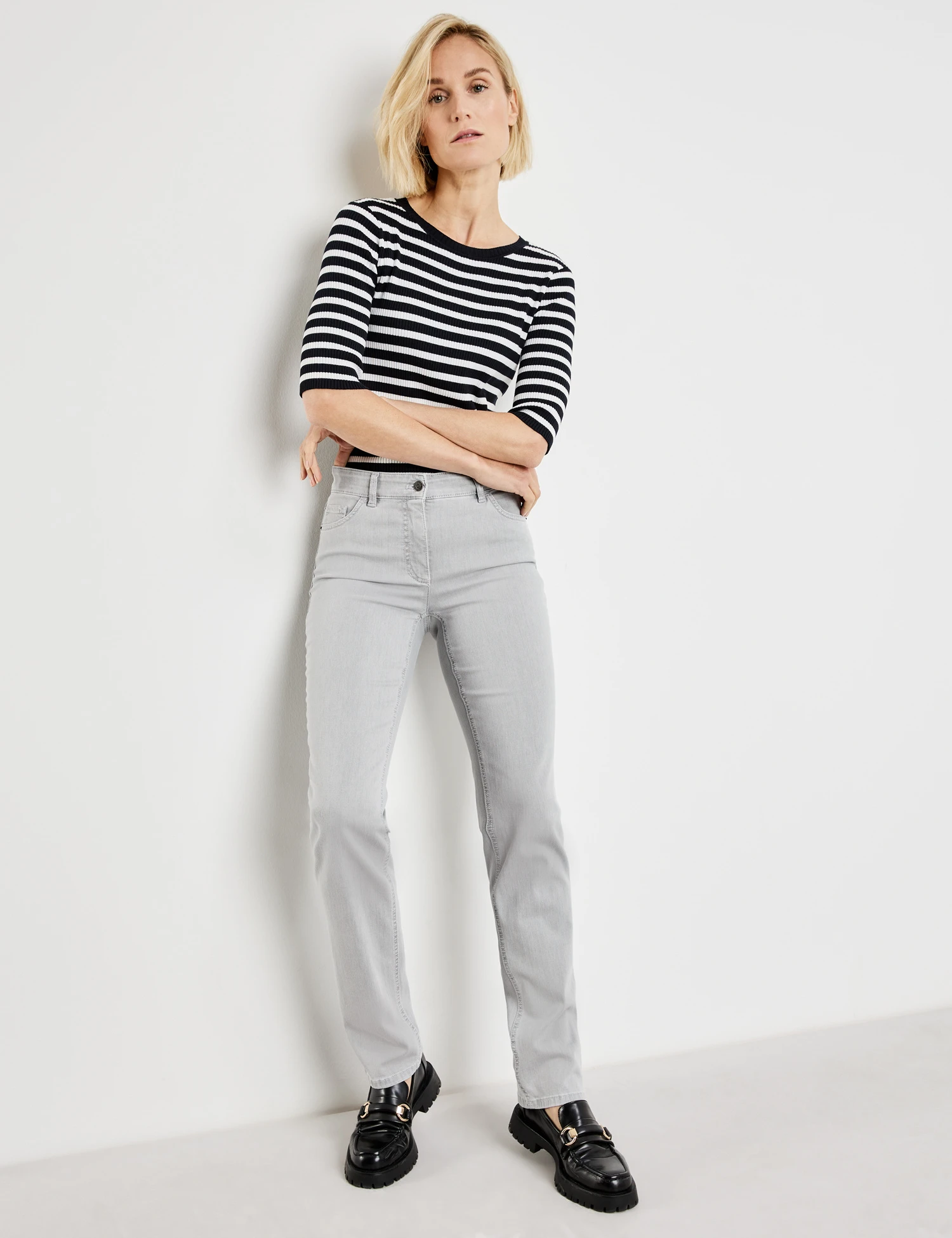 Gerry Weber 5-Pocket Jeans Straight FitKurzgröße 1 Gerry Weber 5-Pocket Jeans Straight FitKurzgröße