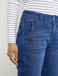 Taifun 7/8 Jeans BoyfriendTS Mit Washed-Out-Effekt -Gerry Stil Geschaft 78 jeans boyfriendts mit washed out effekt 100