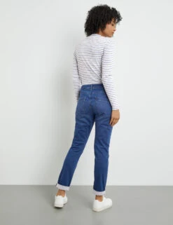 Taifun 7/8 Jeans BoyfriendTS Mit Washed-Out-Effekt -Gerry Stil Geschaft 78 jeans boyfriendts mit washed out effekt 104