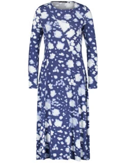 Taifun A-Linien-Kleid Mit Knotendetail Und Schlitz