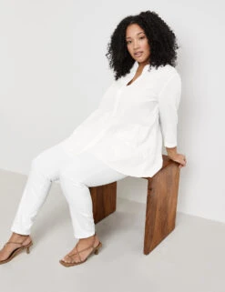 Ausgestellte 3/4 Arm Bluse 11 Ausgestellte 3/4 Arm Bluse -Gerry Stil Geschaft ausgestellte 34 arm bluse 102