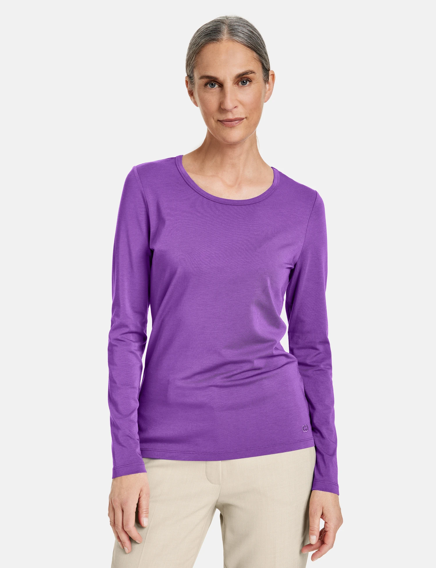 Gerry Weber Basic Langarmshirt Mit Stretchkomfort 7 Gerry Weber Basic Langarmshirt Mit Stretchkomfort – Bild 7