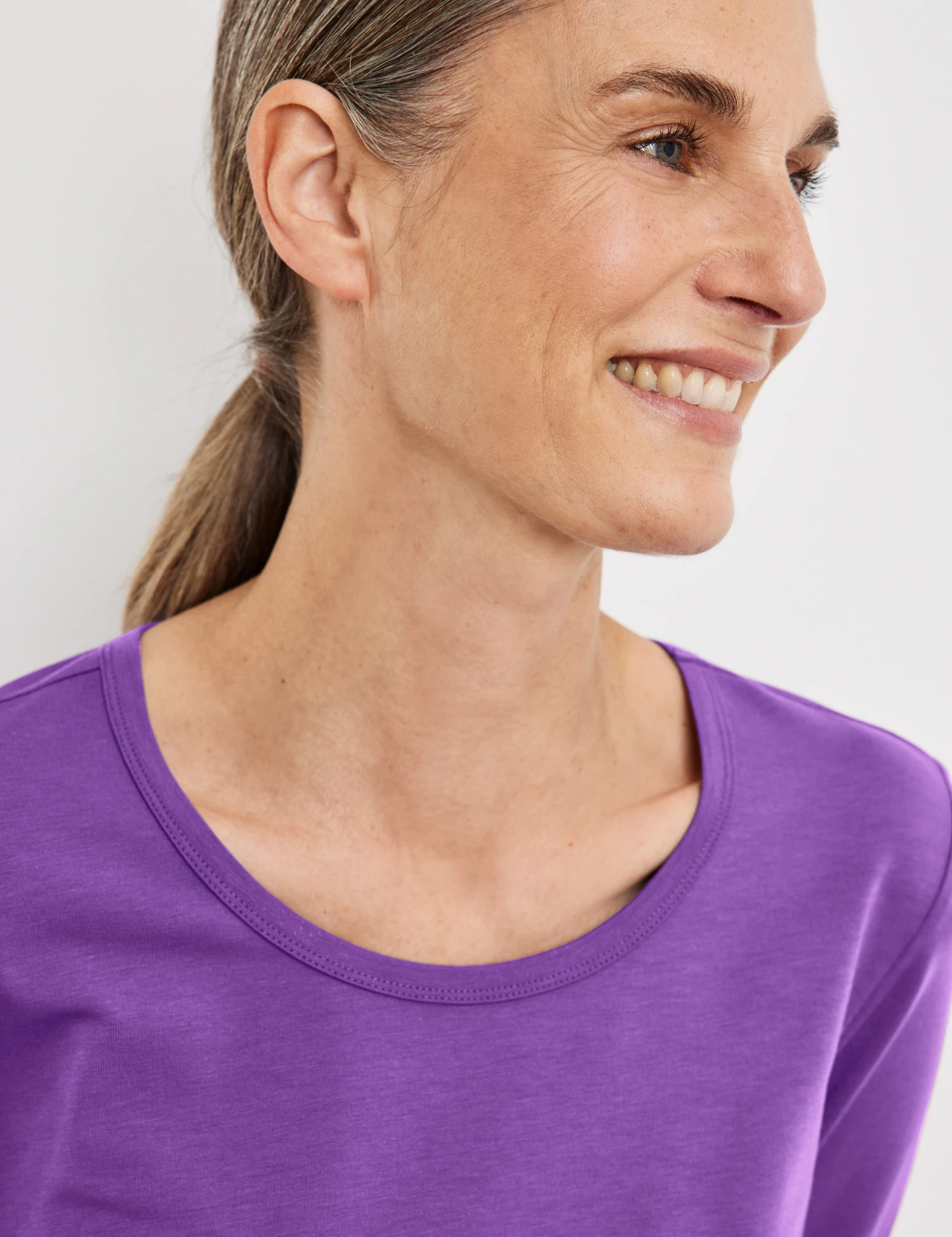 Gerry Weber Basic Langarmshirt Mit Stretchkomfort 4 Gerry Weber Basic Langarmshirt Mit Stretchkomfort – Bild 4