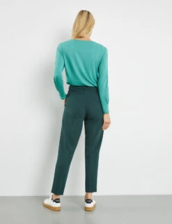 Gerry Weber Bi-elastsische Hose Citystyle Mit Bügelfalten -Gerry Stil Geschaft bi elastsische hose citystyle mit buegelfalten 104