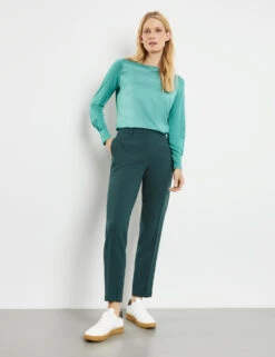 Gerry Weber Bi-elastsische Hose Citystyle Mit Bügelfalten