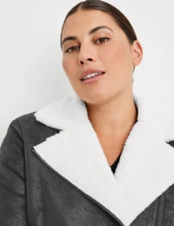 Bikerjacke Mit Teddyfell 10 Bikerjacke Mit Teddyfell -Gerry Stil Geschaft bikerjacke mit teddyfell 100