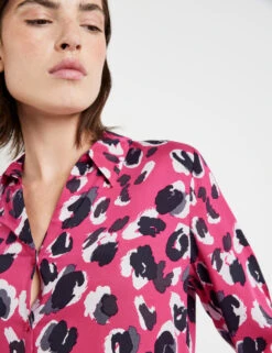 Taifun Bluse Mit Animal-Print -Gerry Stil Geschaft bluse mit animal print 100