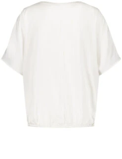 Gerry Weber Blusenshirt Mit Elastischem Saum -Gerry Stil Geschaft blusenshirt mit elastischem saum 03