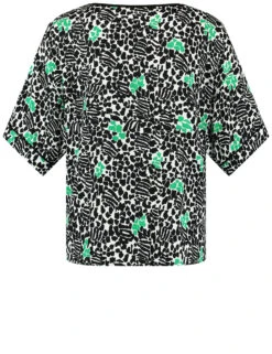 Taifun Blusenshirt Mit Kurzem Arm 9 Taifun Blusenshirt Mit Kurzem Arm -Gerry Stil Geschaft blusenshirt mit kurzem arm 03