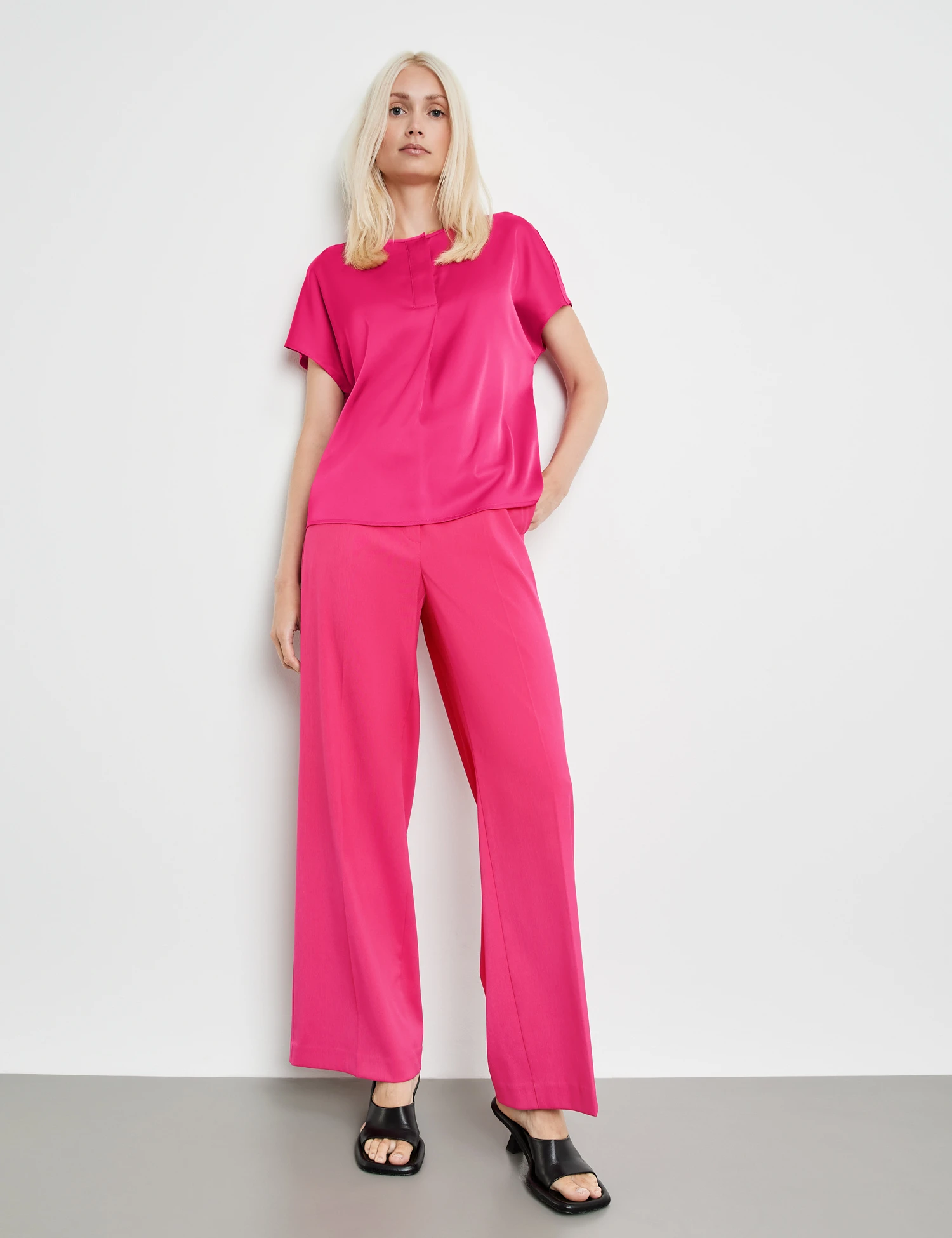 Taifun Blusenshirt Mit Material-Mix 5 Taifun Blusenshirt Mit Material-Mix – Bild 5