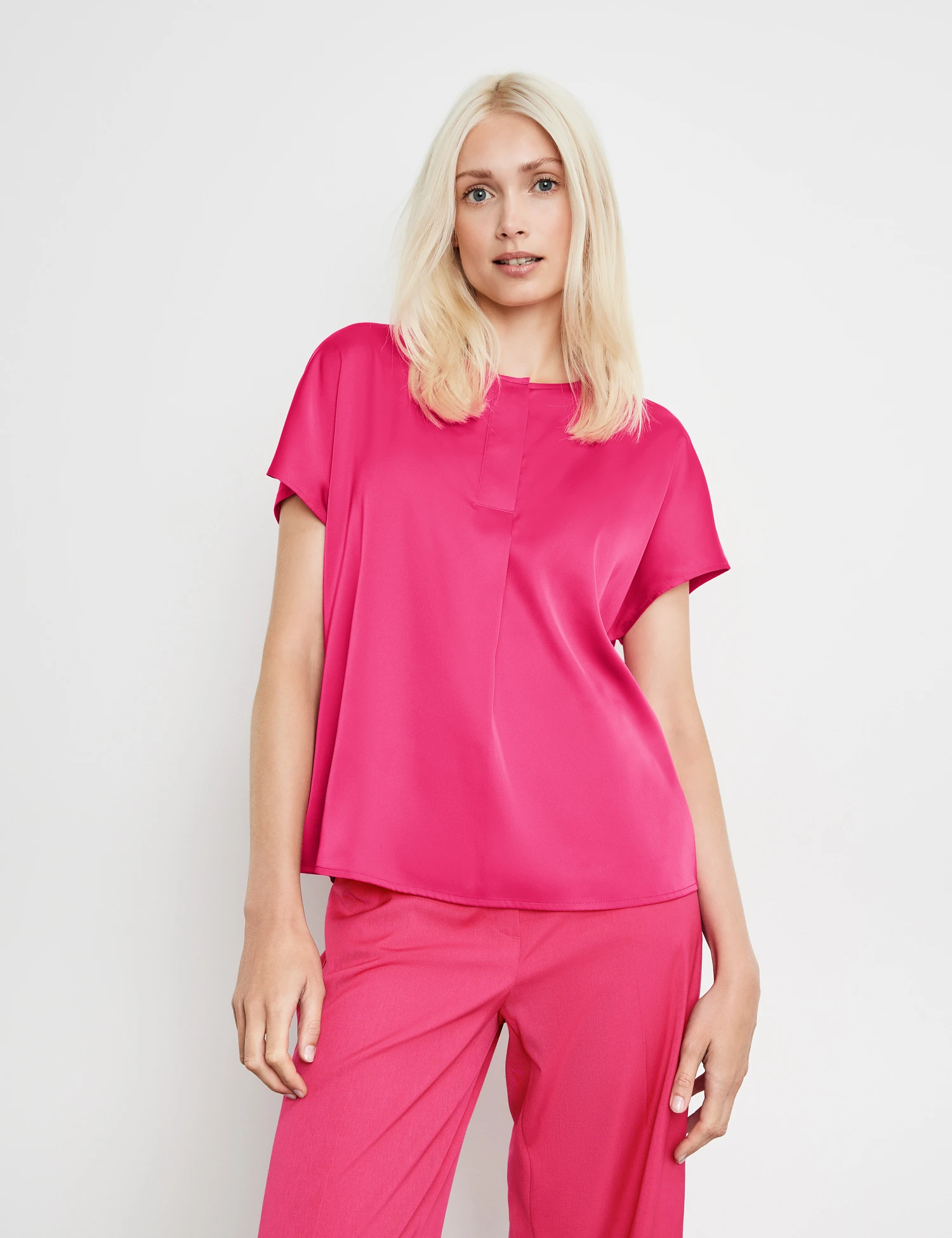 Taifun Blusenshirt Mit Material-Mix 1 Taifun Blusenshirt Mit Material-Mix