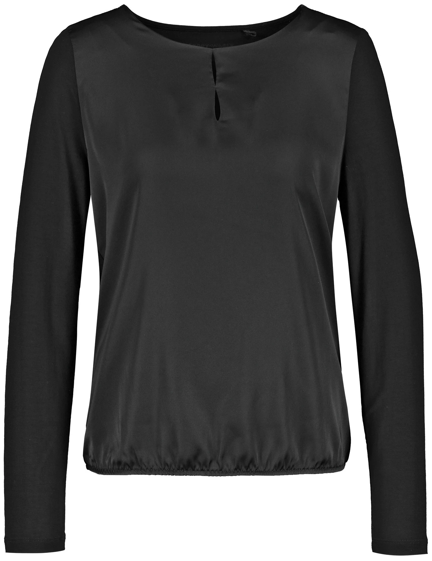 Gerry Weber Blusenshirt Mit Material-Patch Und Elastischem Saum 2 Gerry Weber Blusenshirt Mit Material-Patch Und Elastischem Saum – Bild 2