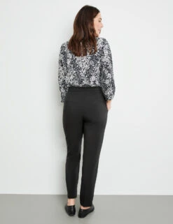 Gerry Weber Elegante Stretchhose Mit Längsbiesen -Gerry Stil Geschaft elegante stretchhose mit laengsbiesen 104