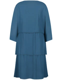 Elegantes Stufenkleid Aus Chiffon -Gerry Stil Geschaft elegantes stufenkleid aus chiffon 03