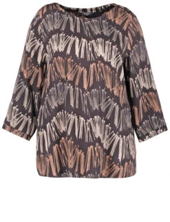 Fein Schimmernde 3/4 Arm Bluse 8 Fein Schimmernde 3/4 Arm Bluse -Gerry Stil Geschaft fein schimmernde 34 arm bluse 02