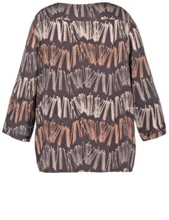 Fein Schimmernde 3/4 Arm Bluse 9 Fein Schimmernde 3/4 Arm Bluse -Gerry Stil Geschaft fein schimmernde 34 arm bluse 03