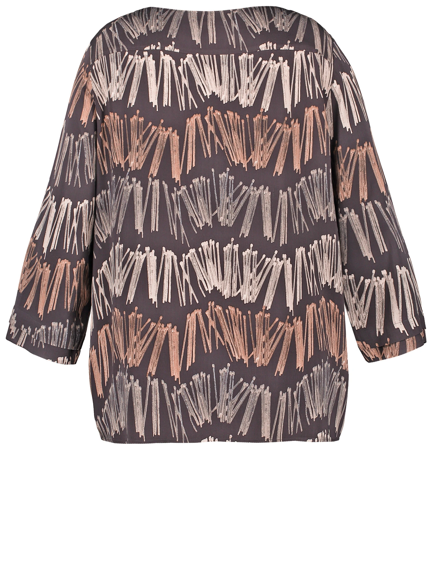 Fein Schimmernde 3/4 Arm Bluse 3 Fein Schimmernde 3/4 Arm Bluse – Bild 3