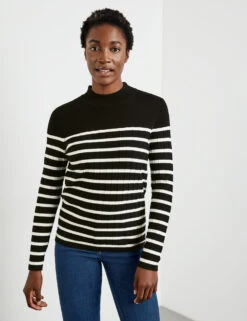 Gerry Weber Feinstrickpullover Mit Längsbiesen