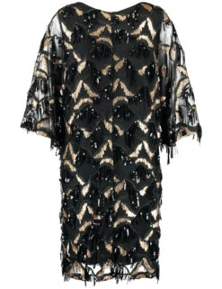 Taifun Festliches Kleid Mit Pailletten-Zier -Gerry Stil Geschaft festliches kleid mit pailletten zier 03