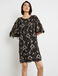 Taifun Festliches Kleid Mit Pailletten-Zier