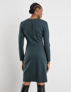 Gerry Weber Figurbetontes Etuikleid Mit Langem Rückenzipper -Gerry Stil Geschaft figurbetontes etuikleid mit langem rueckenzipper 104