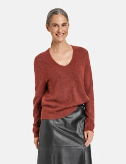 Gerry Weber Flauschiger Pullover Mit Ajour-Details 13 Gerry Weber Flauschiger Pullover Mit Ajour-Details -Gerry Stil Geschaft flauschiger pullover mit ajour details 01