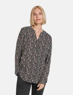 Gerry Weber Fließende Tunika Mit Allover-Dessin -Gerry Stil Geschaft fliessende tunika mit allover dessin 01