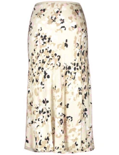 Taifun Fließender A-Linien-Rock Mit Elastischem Bund -Gerry Stil Geschaft fliessender a linien rock mit elastischem bund 03