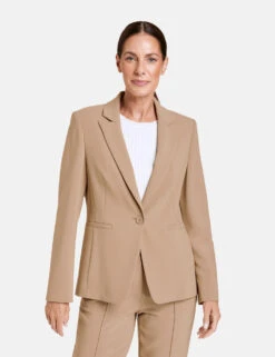Gerry Weber Fließender Blazer Mit Stretchkomfort -Gerry Stil Geschaft fliessender blazer mit stretchkomfort 01