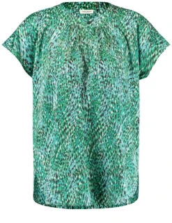Gerry Stil Geschaft -Gerry Stil Geschaft fliessendes blusenshirt mit allover print 02