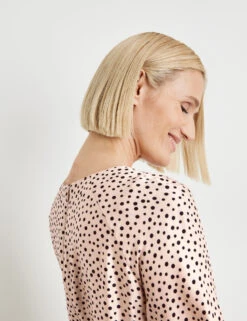 Gerry Weber Fließendes Kleid Mit Ballonärmeln -Gerry Stil Geschaft fliessendes kleid mit ballonaermeln 100