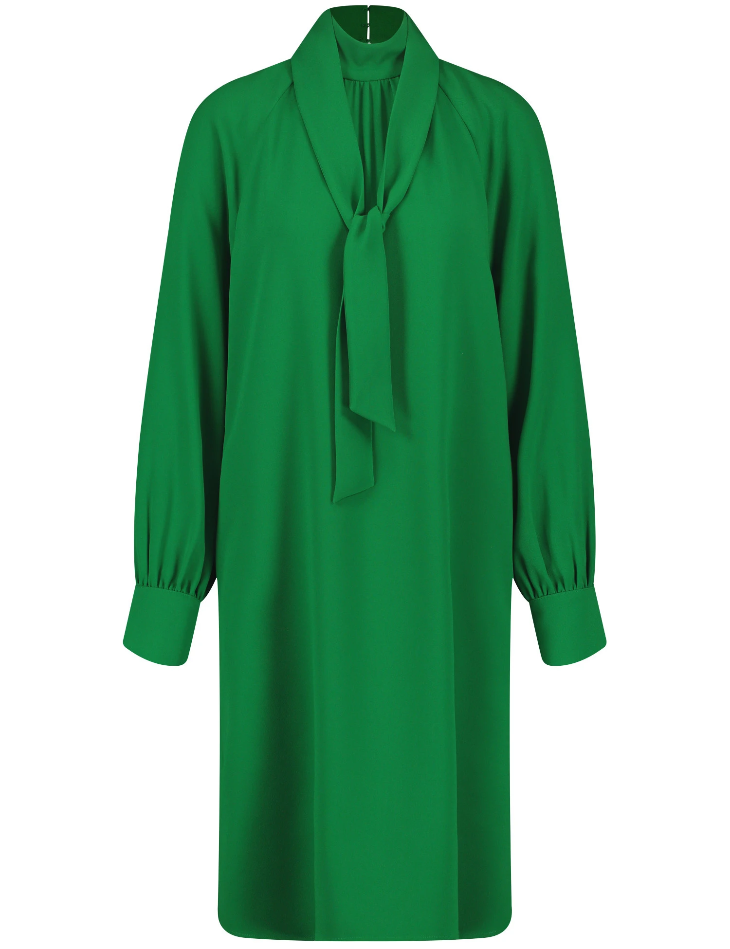 Gerry Weber Fließendes Kleid Mit Schleifenkragen Und Leichten Ballonärmeln 1 Gerry Weber Fließendes Kleid Mit Schleifenkragen Und Leichten Ballonärmeln