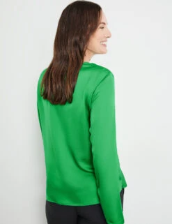 Gerry Weber Fließendes Langarm Blusenshirt -Gerry Stil Geschaft fliessendes langarm blusenshirt 104