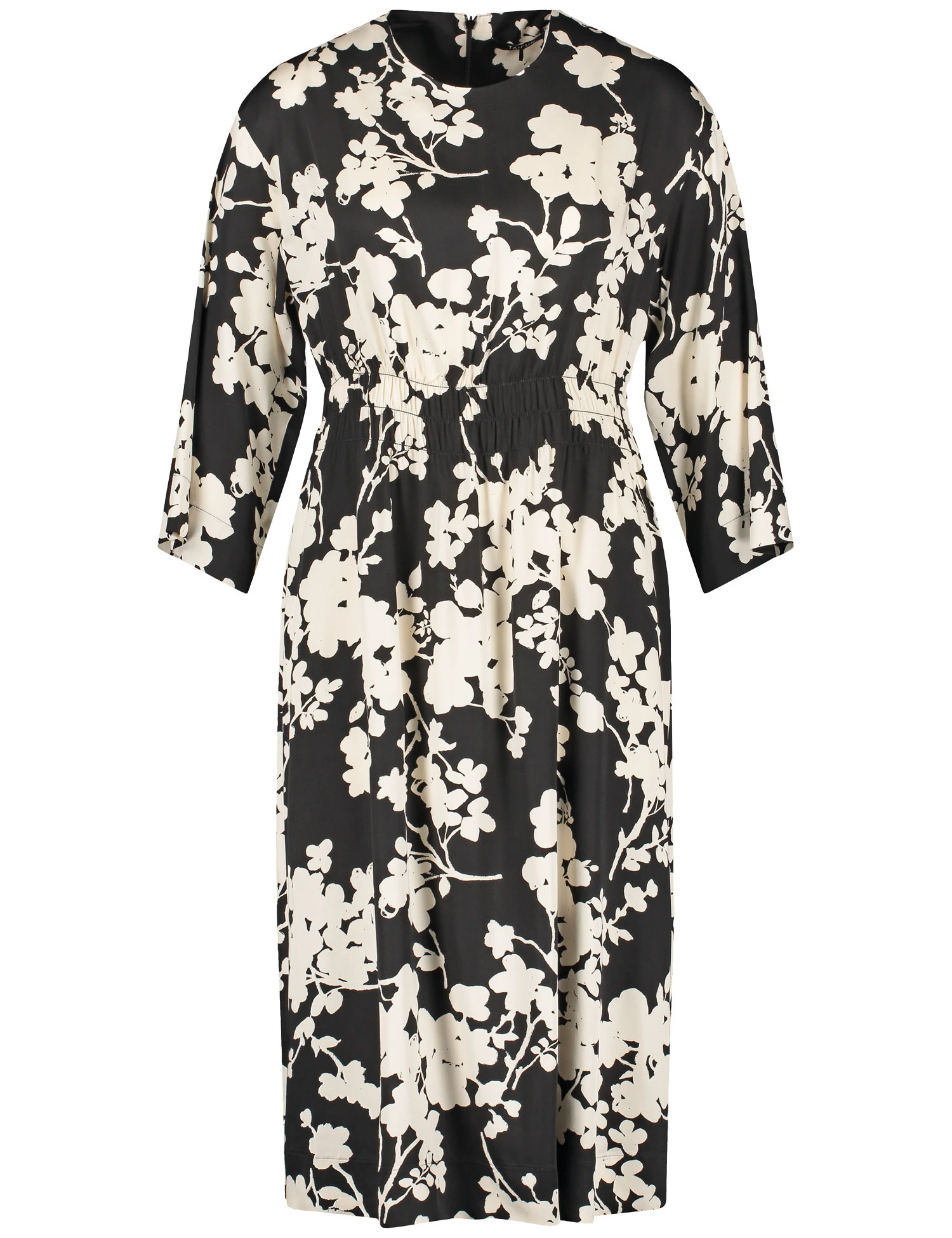 Taifun Floral Gemustertes Kleid Mit Elastischem Taillenband 2 Taifun Floral Gemustertes Kleid Mit Elastischem Taillenband – Bild 2