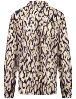 Gerry Weber Gemusterte Hemdbluse Mit Seitenschlitzen 9 Gerry Weber Gemusterte Hemdbluse Mit Seitenschlitzen -Gerry Stil Geschaft gemusterte hemdbluse mit seitenschlitzen 03