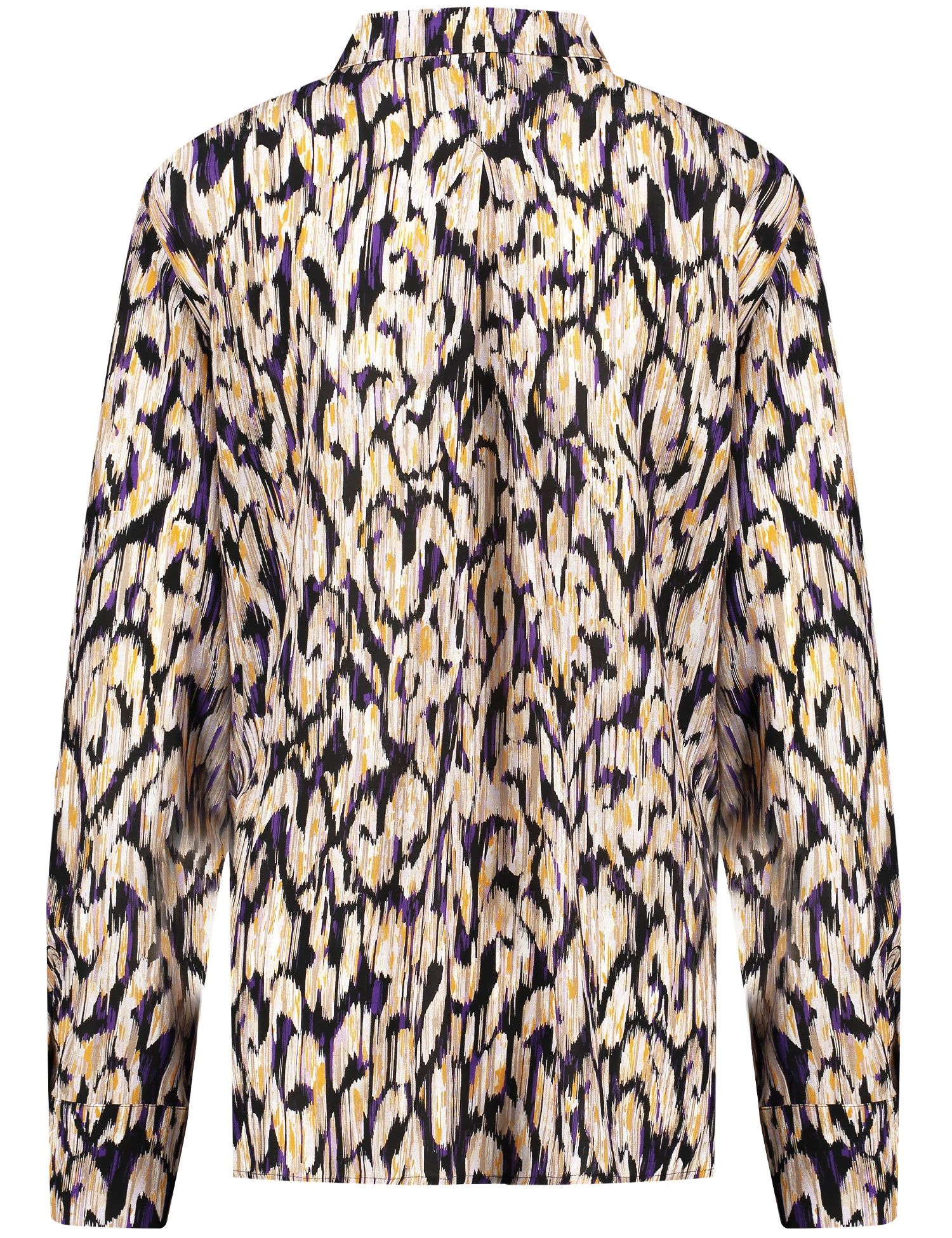 Gerry Weber Gemusterte Hemdbluse Mit Seitenschlitzen 3 Gerry Weber Gemusterte Hemdbluse Mit Seitenschlitzen – Bild 3