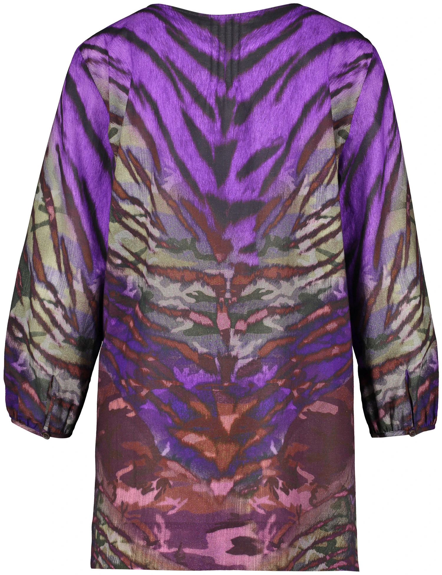 Gerry Weber Gemusterte Longbluse Mit Biesen 3 Gerry Weber Gemusterte Longbluse Mit Biesen – Bild 3