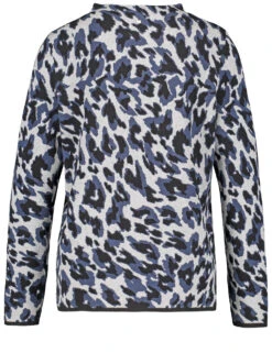 Gerry Weber Gemusterter Pullover Mit Kurzem Stehkragen 9 Gerry Weber Gemusterter Pullover Mit Kurzem Stehkragen -Gerry Stil Geschaft gemusterter pullover mit kurzem stehkragen 03